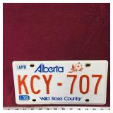 2010 Alberta License Plate