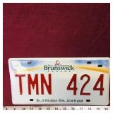 Unused New Brunswick License Plate (Sealed)