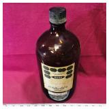 Large Amber Glass Phorsphoric Acid Bottle