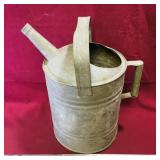 Large Galvanized Kerosene Can (Vintage)