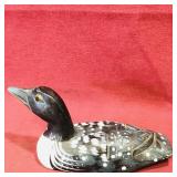 Woodcarved / Painted Decorative Duck