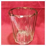 Glass Flower Pot (Vintage) (4 1/2" x 4")