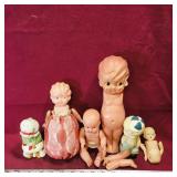 Lot Of Dolls / Figurines (Vintage)