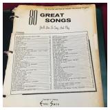 1958 80-Great Songs Sheet Music Booklets