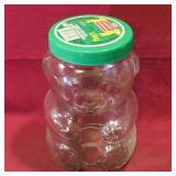 Kraft Peanut Butter Teddy Bear Glass Jar (Vintage)