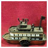 Brass Steamboat Pencil Sharpener (Vintage)
