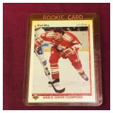 1991 UD Brad May OHL Hockey Card