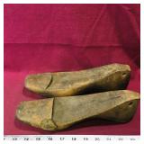 Pair Of Wooden Shoe Forms (Antique)