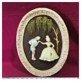 Chalkware Wall Picture (Vintage)
