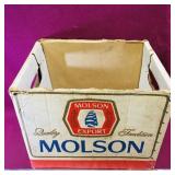 Molson Export 12-Pack Bottles Cardboard Box
