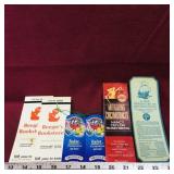 Lot Of 6 Assorted Advertising Bookmarks
