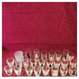 Large Lot Of Assorted Shot Glasses