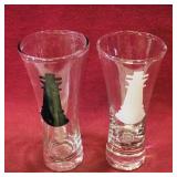 Pair Of Tall Shot Glasses