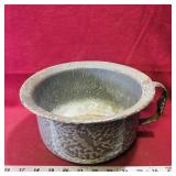 Enamelled Chamber Pot (Antique)