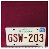 2008 New Brunswick License Plate