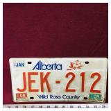 2008 Alberta License Plate