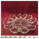 Glass Deviled Egg Serving Tray