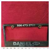 Daniel KIA Grand Falls NB License Plate Frame
