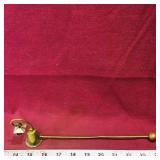 Brass Candle Snuffer (Vintage) (10" Long)