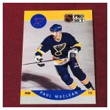 1990 Pro Set Paul Maclean NHL Hockey Card