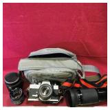 Minolta SRT 201 Camera & Accessories / Case