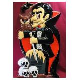 Large Dracula Halloween Decoration (Vintage)