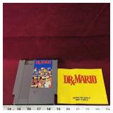 Dr. Mario NES Game Cartridge & Manual