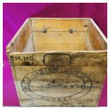 Quebec Canadian Butter Wooden Crate (Vintage)