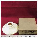 Porcelain Outlet / Fixture & Box (Vintage)