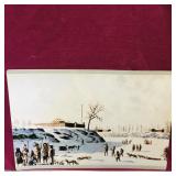 "The Fur Trade" Cardboard Art Print