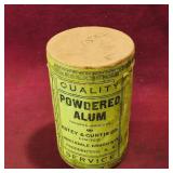 Estey & Curtis Co. Powdered Alum Container