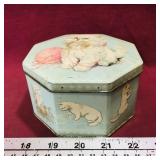 Kitten Tin Container (Vintage)