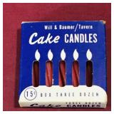 1956 Will & Baumer Wax Cake Candles