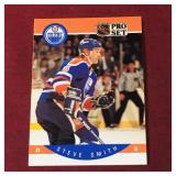 1990 Pro Set Steve Smith NHL Hockey Card