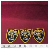 Lot Of 3 Fort Apache Pct. Bronx Patches (Vintage)