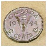 1944 Canadian "Victory" 5 Cent Coin