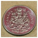 1972 Canadian 50 Cent Coin