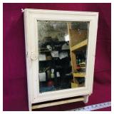 Painted Wooden Medicine Cabinet (Vintage)