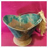 Painted Galvanized Feed Bucket (Vintage)
