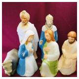 Lot Of 6 Nativity Scene Blowmolds (Vintage)