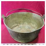 Brass Cooking Pot (Antique) (5 3/4" x 11 1/2")
