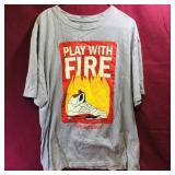 Air Jordan "Play With Fire" T-Shirt (Size XXL)