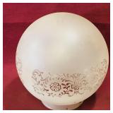Glass Light Cover (Vintage) (6" x 5 1/2")