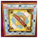 Solid Tabletop Monopoly Board & Pieces