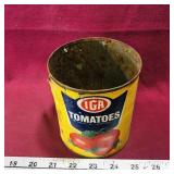 IGA Tomatoes Tin Can (Vintage)