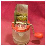 Glass & Metal Nut Chopper (Vintage)