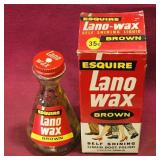 Esquire Lano Wax Bottle & Box (Vintage)