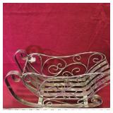 Decorative Metal Christmas Sleigh