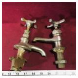 Pair Of Sink Faucets (Vintage)