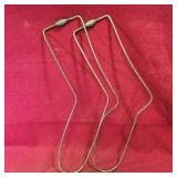 Pair Of Metal Sock Stretchers (Vintage)